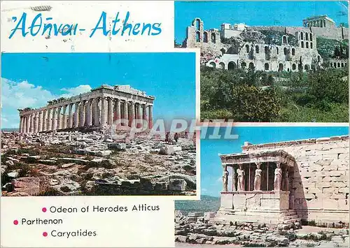 Cartes postales moderne Athenes Monuments Antiques