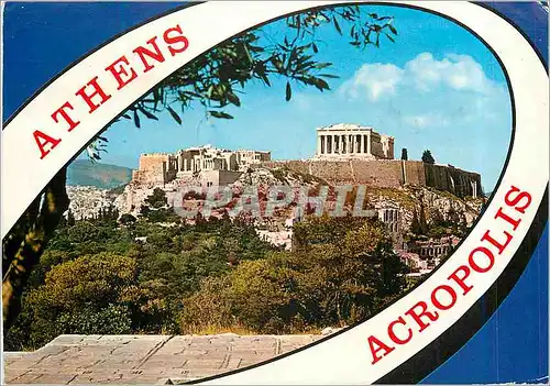 Moderne Karte Athens Acropolis