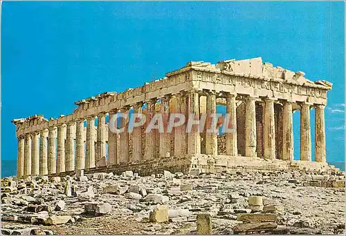Moderne Karte Athenes Le Parthenon