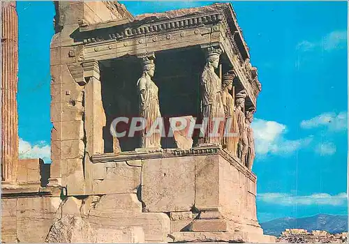 Moderne Karte Athenes Les Caryatides