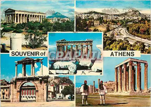 Cartes postales moderne Souvenir d'Athenes Militaria