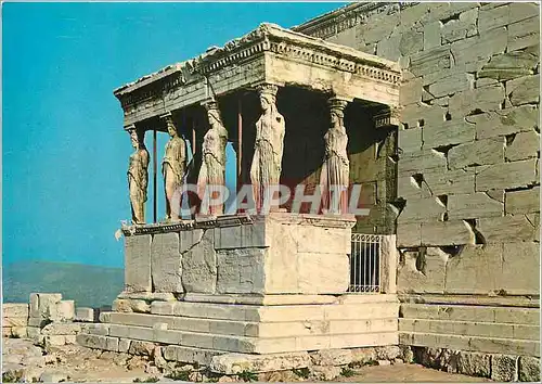 Cartes postales moderne Athenes L'Acropole Les Caryatides