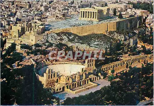 Cartes postales moderne Athenes L'Acropole vue d'avion
