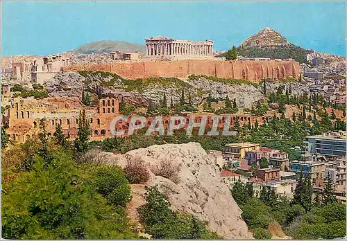 Cartes postales moderne Athenes Vue de l'Acropole