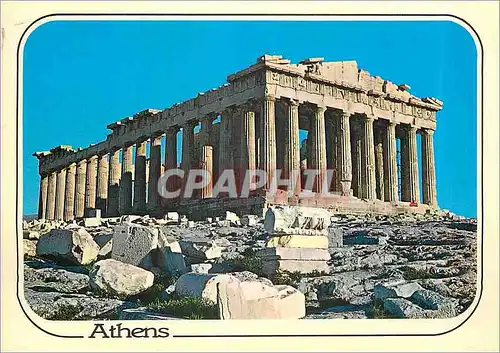 Moderne Karte Athenes Le Parthenon