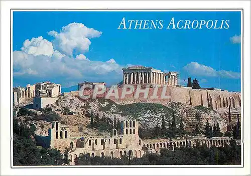 Moderne Karte Athens Acropolis Grece