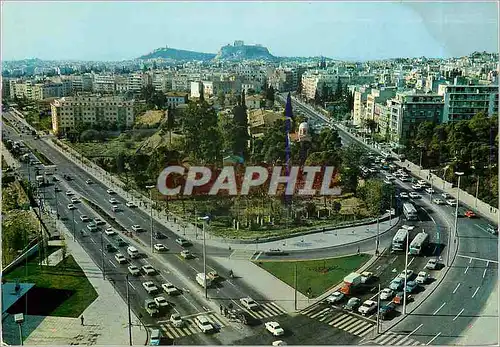 Cartes postales moderne Athenes Le Croisement des avenues Roi Constantin et Reine Sophia