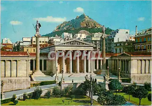 Cartes postales moderne Athenes L'Academie vers le Lycabette