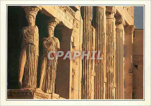 Moderne Karte Athens The Caryatides at the Acropolis