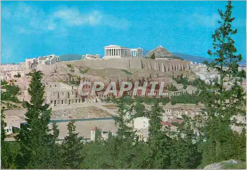 Cartes postales moderne Athenes Vue de l'Acropole