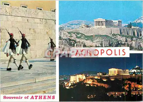 Cartes postales moderne Souvenir of Athens Militaria