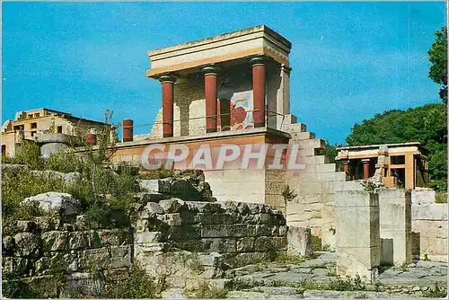 Moderne Karte Cnossos Le Poste de Garde du Palais