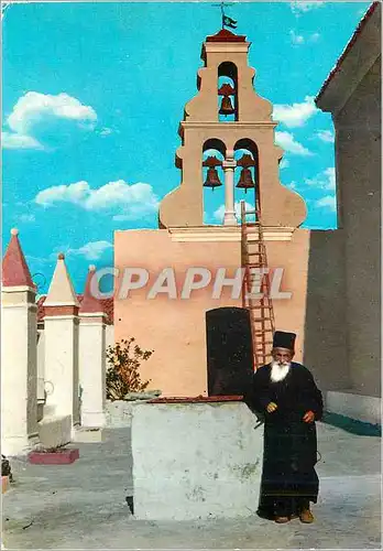 Cartes postales moderne Corfou Le Monastere de la Palcocastritsa