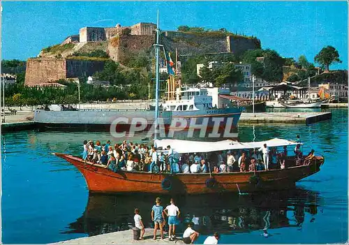 Cartes postales moderne Corfou Arrivee de Francais au Vieux Port Bateaux