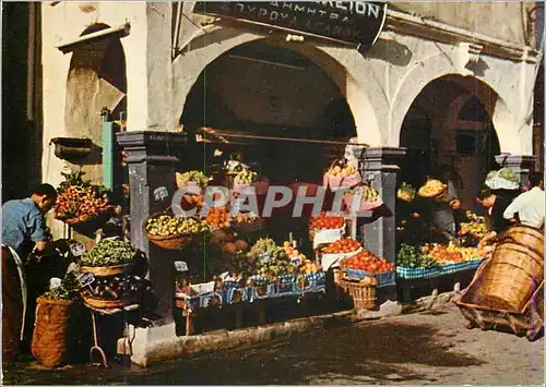 Cartes postales moderne Corfou Le marche