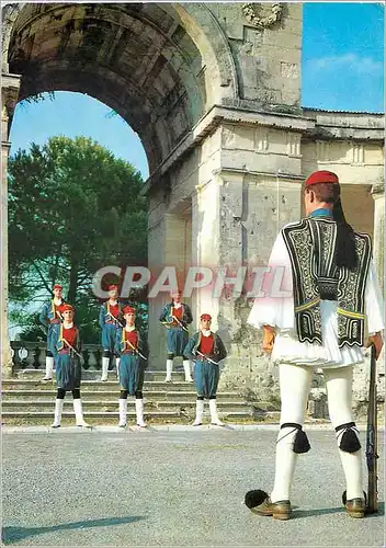 Cartes postales moderne Corfou La Garde Royale Militaria