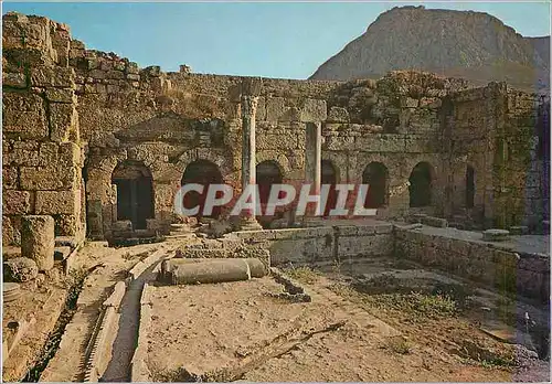 Cartes postales moderne L'Ancienne Corinthe La Facade de la Fontaine Pirene vue de l'Agora