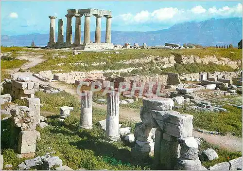 Moderne Karte Ancienne Corinthe Le Temple Archaique d'Apollon Vers 550 av JC