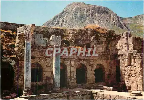 Moderne Karte Corinthe (Antique) La Source de Pirene