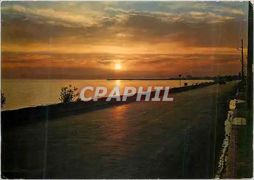 Cartes postales moderne Grece Coucher du Soleil sur la Plage