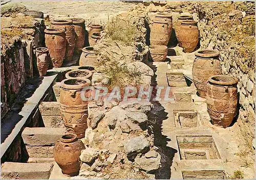 Cartes postales moderne Crete Cnossos Une partie des Depots Royaux