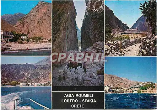 Cartes postales moderne Crete Agla Roumeli Sfakia