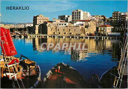 Cartes postales moderne Crete Heraklee Bateaux