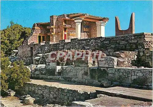 Moderne Karte Crete Cnossos Les Propylees du Sud Palais de Cnossos