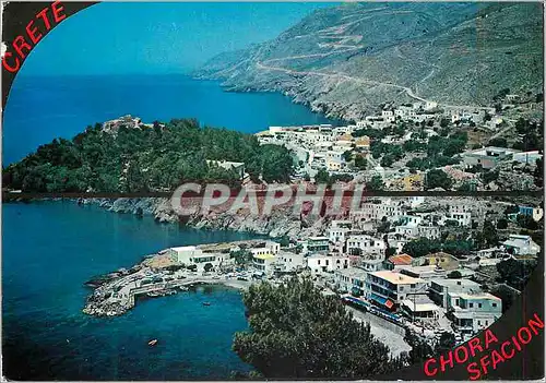 Moderne Karte Crete Chora Sfacion