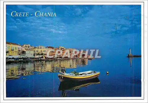 Cartes postales moderne Crete Chania Bateau