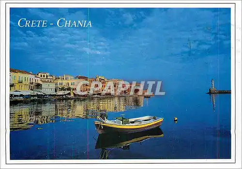Moderne Karte Crete Chania Bateau
