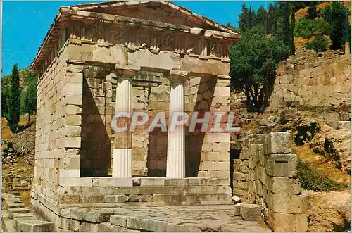 Cartes postales moderne Delphes les Tresor des Atheniens
