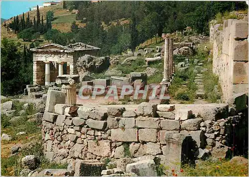 Moderne Karte Delphi Le Tresor des Atheniens