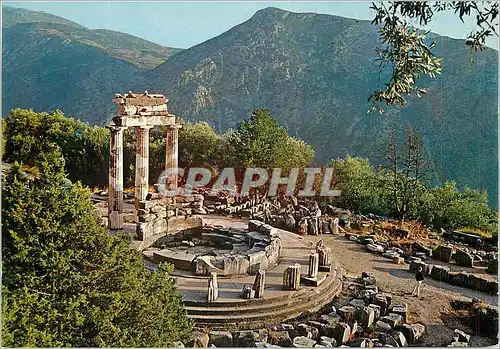 Cartes postales moderne Delphes Temple d'Anthena Pronaea
