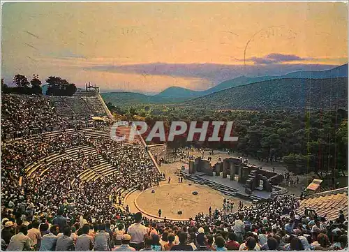 Moderne Karte Epidaure le Theatre Ancien