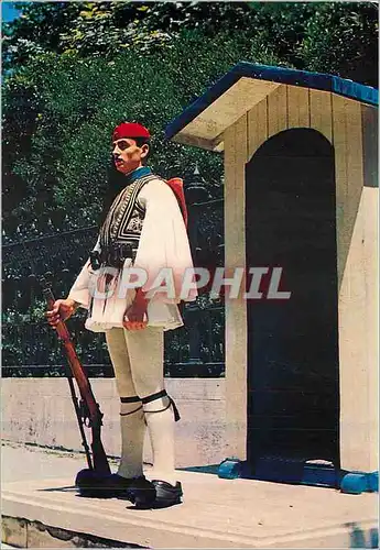 Cartes postales moderne Athenes (Evzon) Militaria