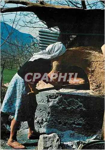 Moderne Karte Grece l'Enfournage de Pain