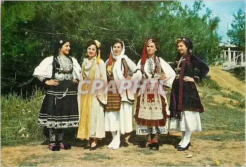 Moderne Karte Costumes Ipiru Folklore