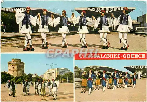 Moderne Karte Greece Thessaloniki Greek Costume