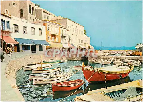 Cartes postales moderne Hydra Part de Vue Bateaux