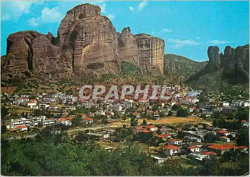 Moderne Karte Grece Meteora Vue Generale de Calambaca