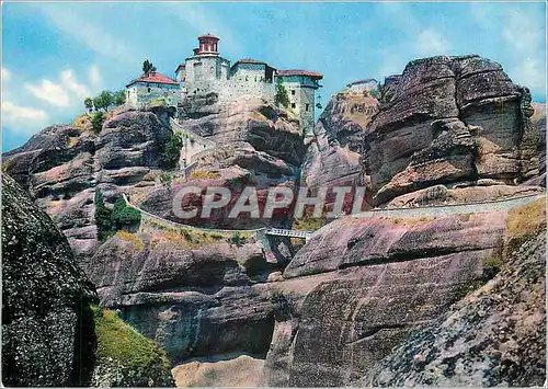 Cartes postales moderne Grece Meteora Monastere de Varlaam