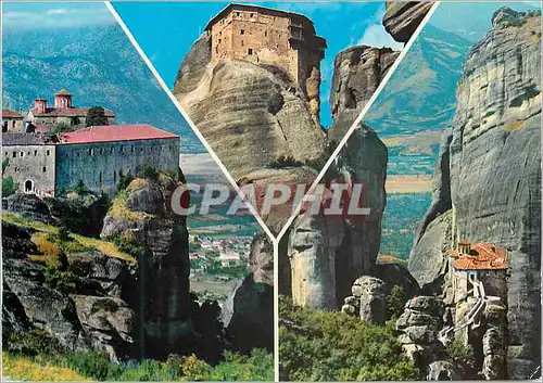 Moderne Karte Grece Meteora Vues