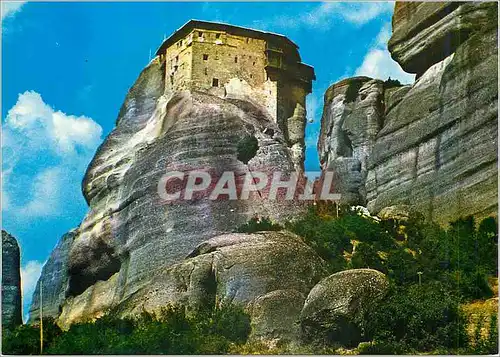 Moderne Karte Grece Meteora Monastere de St Nicolas