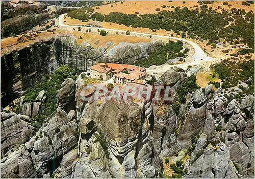 Moderne Karte Meteora Vue de St Stephan