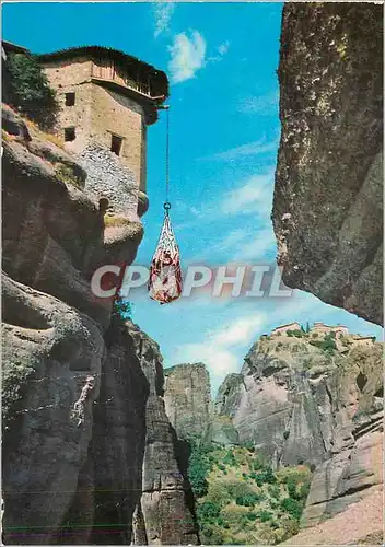 Moderne Karte Meteora Monastere Varlaam et Meteore