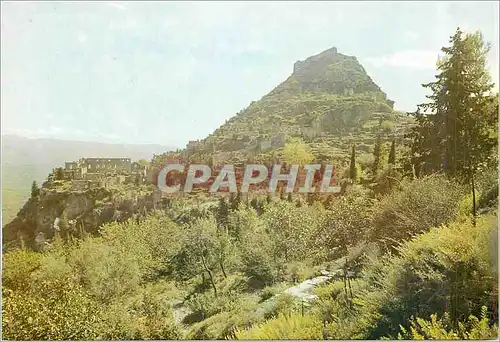 Moderne Karte Mistra Vue Generale