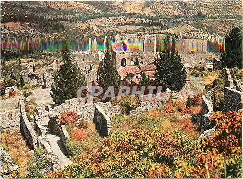 Moderne Karte Mistra Sainte Sophie et les Palais