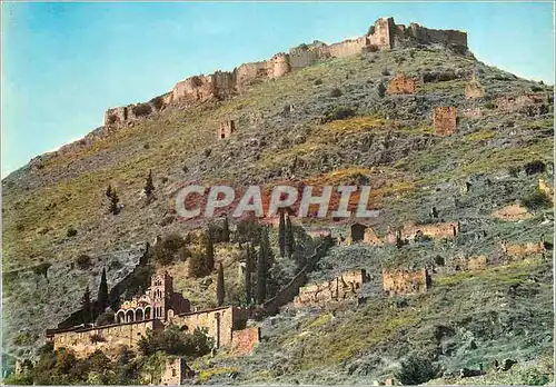 Cartes postales moderne Mistras la Pantanassa et la Forteresse