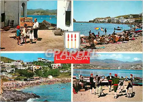 Cartes postales moderne Llansa Costa Brava Diferentes Aspectos Folklore